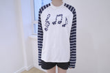 メロディストライプTシャツ