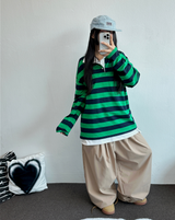 4000SOLD NYLON PINTUCK PANTS
