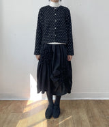 square shrring pumkin skirt