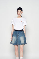 25SS WOMAN DENIM DENNIS SKIRT BLUE