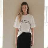(T-7046)ループチェーンポイントTシャツ