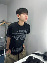 サッドピグメントショートスリーブTシャツ 3C
