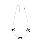 リボンチョーカーネックレス (3 COLORS)