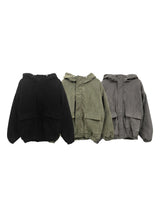 【limited price】 Ravel fleece corduroy hooded jumper 