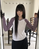 フイン ラグラン ロングスリーブ Tシャツ