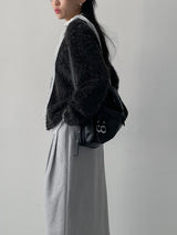 Belly Wool Pleated Skirt
