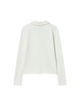 NY PATCH ZIP UP (IVORY)