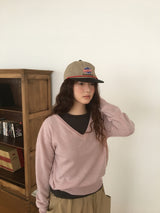 エーデルワイスVネックニット (4color)