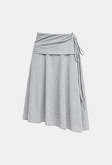 Natural Flare Wrap Skirt