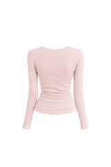 [Best!] Button ribbed t-shirt