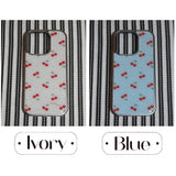 [MADE] フルーツドットケース (チェリー) - アイボリー