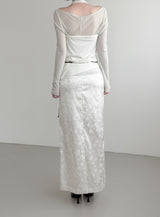 Cowl Neck Draped Layered Halter Top