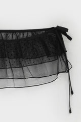 [MADE] Lorant Dot Layered Wrap Skirt