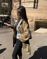 [ORIGINAL] Rien High-Neck Half-Length Field Jacket