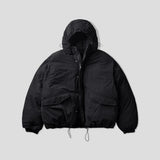 LMN アンダーカーブストリングフーデッドパデッド (3 colors)
