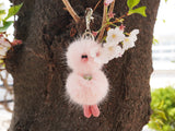 Cosymosy Mini Bird Keyring - Cherry Blossom