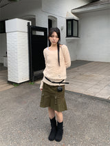 ブークルダメージルーズニット (2C)