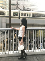 セリー バックレス レース ホルター ブラウス