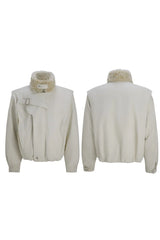 Fur Collar Padded Parka Jacket