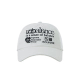 Unbalance Ball Cap_White