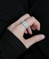 Cubic Tennis Bold Ring