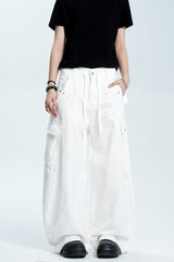 Drawstring Pocket Cargo Pants