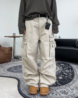 Hetin Utility Pocket Cargo Pants