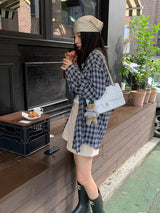 Noiton リブUネックTシャツ