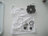  Little star scrunchie (Charcoal) 