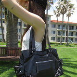 glossy stud 2way bag