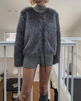 Casey No Collar Fur Jacket