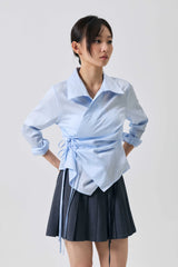HALO WRAP SHIRT / SKY BLUE