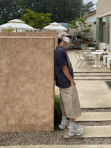 Deep Dying Double Carpenter Bermuda Pants 2C