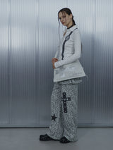 TWO-WAY RAW CROSSBAG / LIGHT GRAY