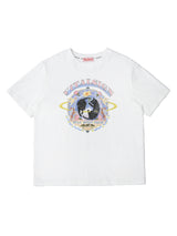 Black Cat Flower T-shirt