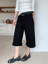 FRILL CAPRI PANTS (3C)