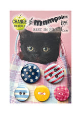 PIN BUTTON * KITTY PATCH
