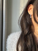 [925silver] フラワードロップピアス