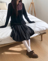 ベアヴィンテージチェックカラーTシャツ