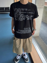 サッドピグメントショートスリーブTシャツ 3C