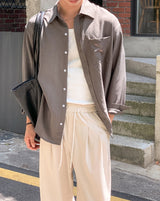 Koi Summer Pocket Linen Shirt