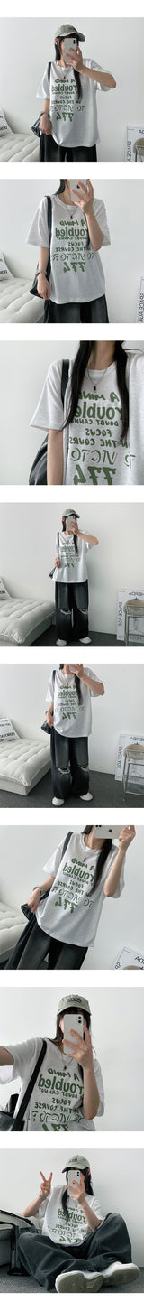 シェール半袖Tシャツ