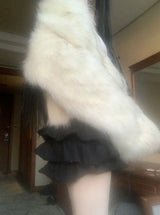 Rokina Eco Fur Jacket (White)