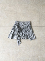 Beagles shirring mini skirt