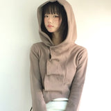 ラフカットアウトフーディージャケット