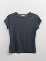 モダール キャップスリーブ ショートスリーブ Tシャツ