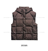 Miley String Hooded Vest Padded