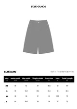 BTB : COMFY BERMUDA SHORTS [SHADOW BLACK]