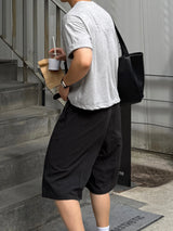 フォールドクロップロールアップ半袖Tシャツ