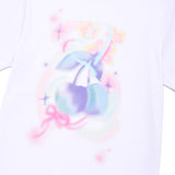 チェリーブラーグラフィックTシャツ[ホワイト]